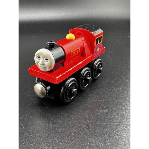 Thomas Wooden Railway Vtg 2001 Mike Train Engine Learning Curve - Picture 1 of 12